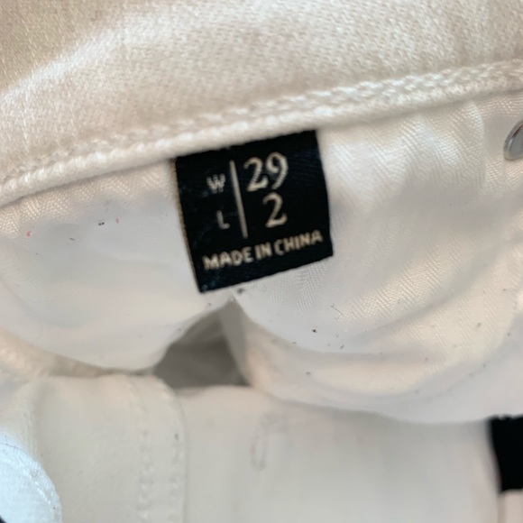 White jean shorts - Picture 3 of 3